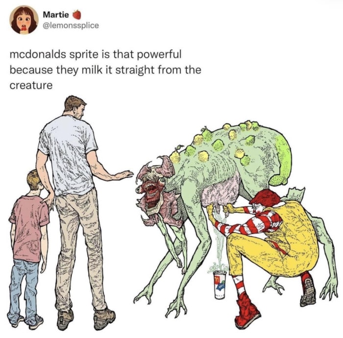 McDonald's Sprite Memes - creature