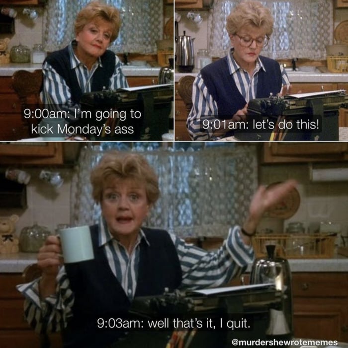 Monday Memes - Murder She Wrote