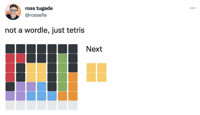Not Wordle Memes - tetris