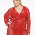 Savage X Fenty Valentine's Day 2022 - Glossy Flossy Fishnet Robe