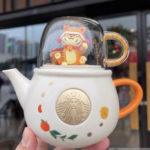 Starbucks Lunar New Year Cups - Tiger Teapot And Glass Cup Set