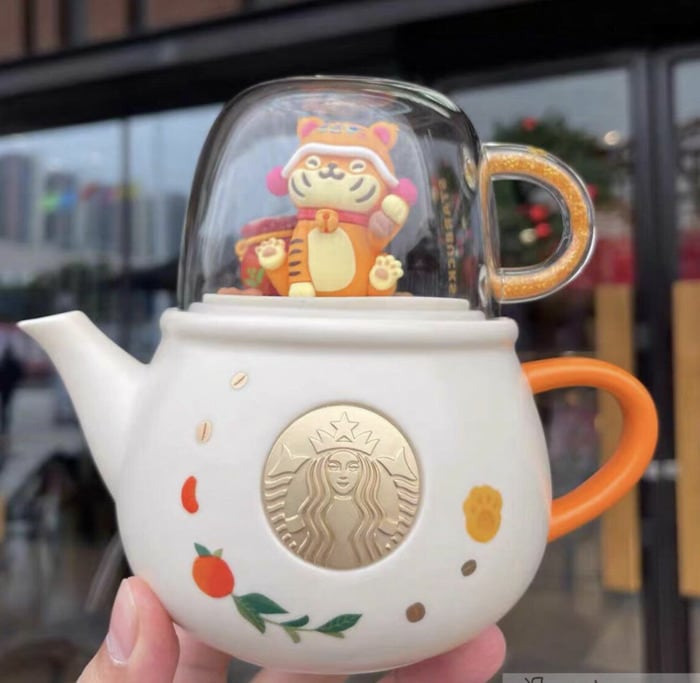 The Starbucks Lunar New Year Cups for 2022 Are Ferociously Cute Let's