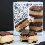 Trader Joe's Desserts - Brownie Crisp Coffee Ice Cream Sandwiches