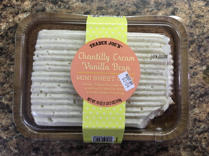 Trader Joe's Desserts - Chantilly Cream Vanilla Bean Cake