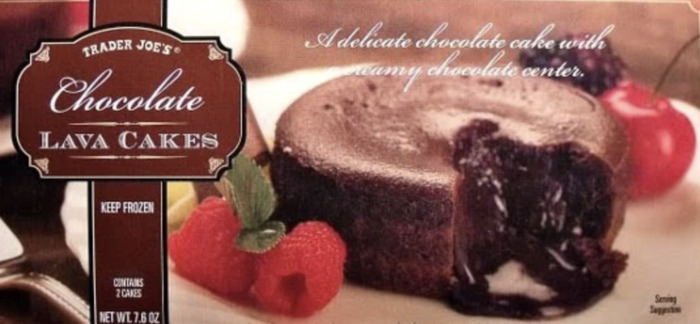 Trader Joe's Desserts - Chocolate Lava Cake