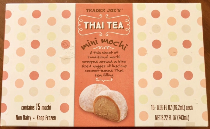 Trader Joes Mochi - Thai Tea Mini Mochi