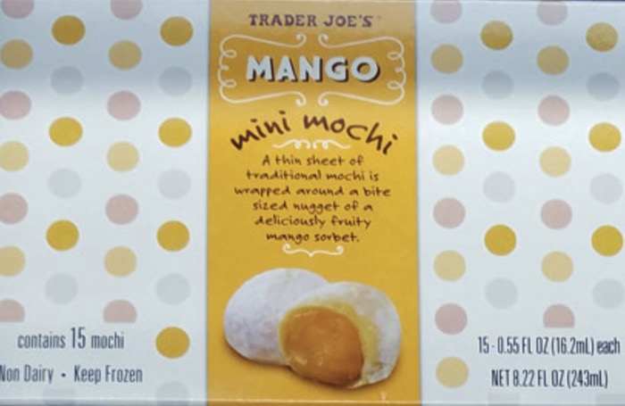 Trader Joes Mochi - Mango Mini Mochi