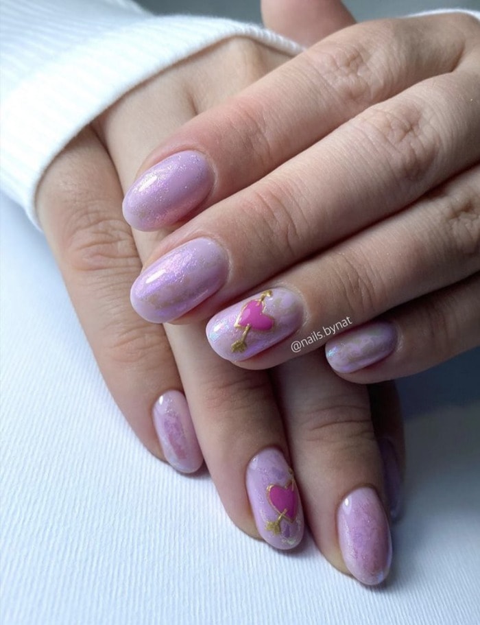 Valentine's Day Nail Designs 2022 - lovestruck