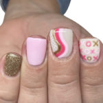 Valentine's Day Nail Designs 2022 - Rainbows and XOs