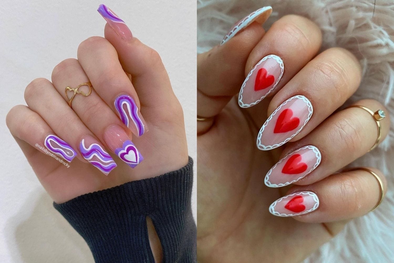 20 Cute Valentine's Day Nail Designs (2022) - Let's Eat Cake