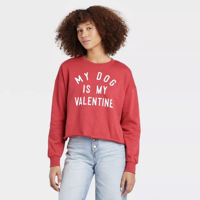 Target Valentine's Day 2022 - My Dog is My Valentine Sweater