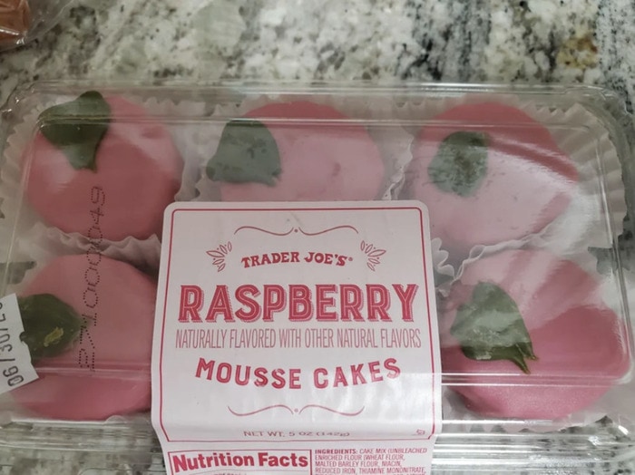 Valentine's Day Trader Joe's - Raspberry Mousse Cakes