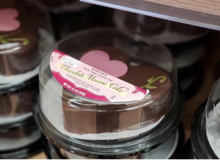 Valentine's Day Trader Joe's - Chocolate Heart Mousse Cake