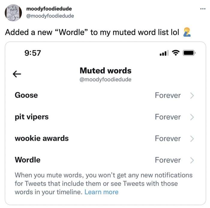 Wordle Memes - blocking wordle on twitter