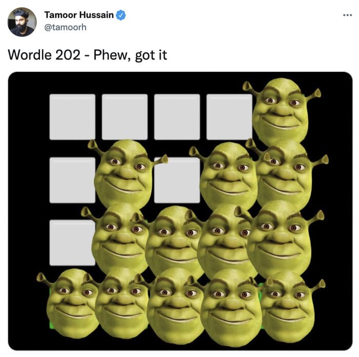Wordle Memes - shrek