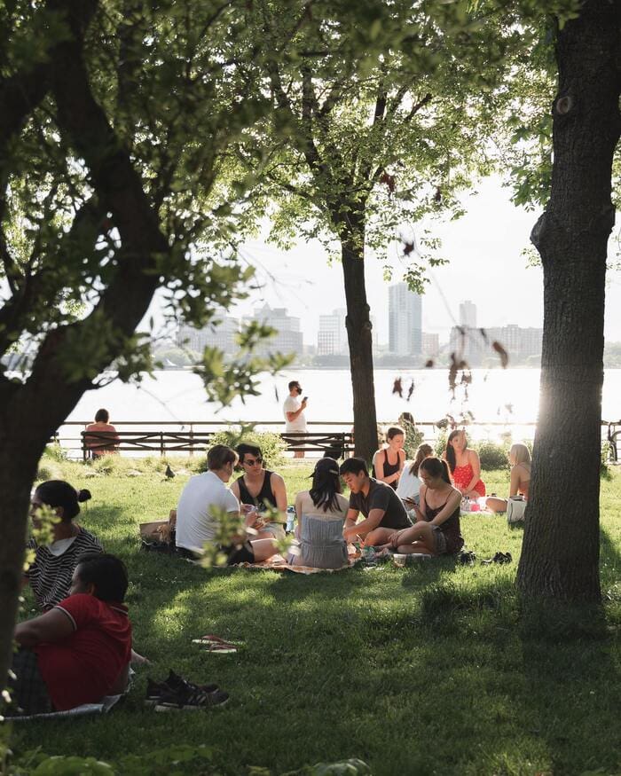 How to make friends as an adult - peHow to make friends as an adult - people in a park enjoying picnicople in a park