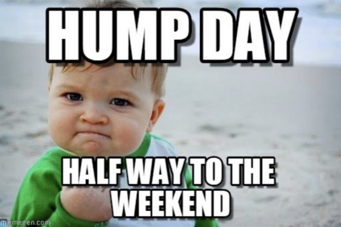 Hump Day Memes - Halfway to the weekend