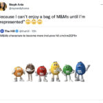 M&Ms Tweets Memes - representation