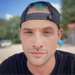 Nose Piercing Men - guy with horseshoe ring