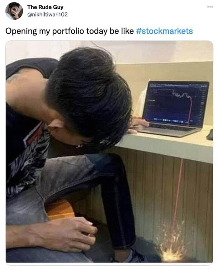 2022 Memes - Stock Market Drop memes