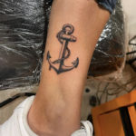 Ankle Tattoos - Anchor
