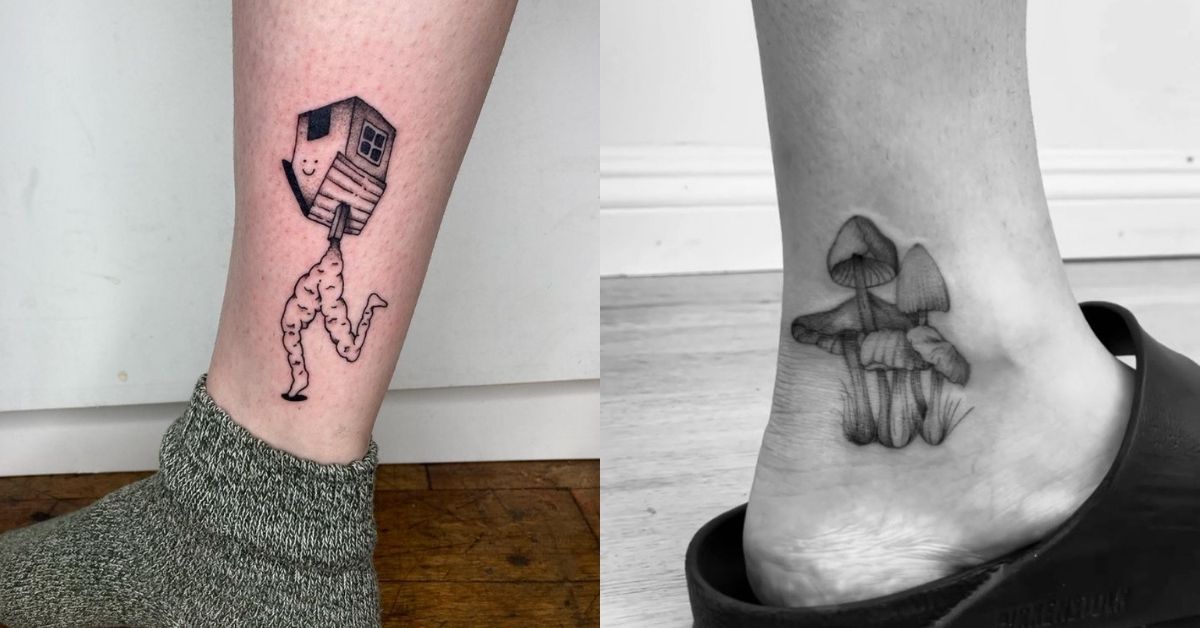 24 Ankle Tattoos to Inspire Your Next Ink Session - Let's Eat Cake