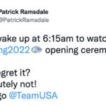 Beijing Olympics Tweets - wake up early Opening ceremony