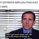 Can't Sleep Memes - michael scott