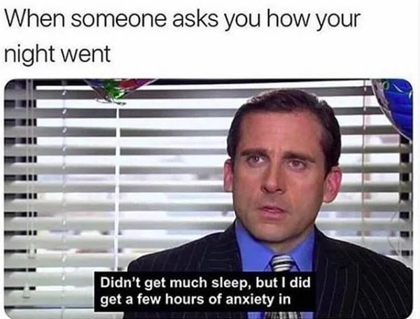 Can't Sleep Memes - michael scott