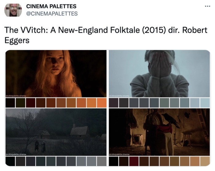 Color Palettes From Films - VVitch