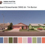 Color Palettes From Films - Edward Scissorhands