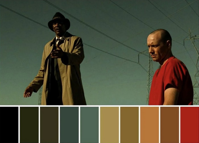Color Palettes From Films - Se7en