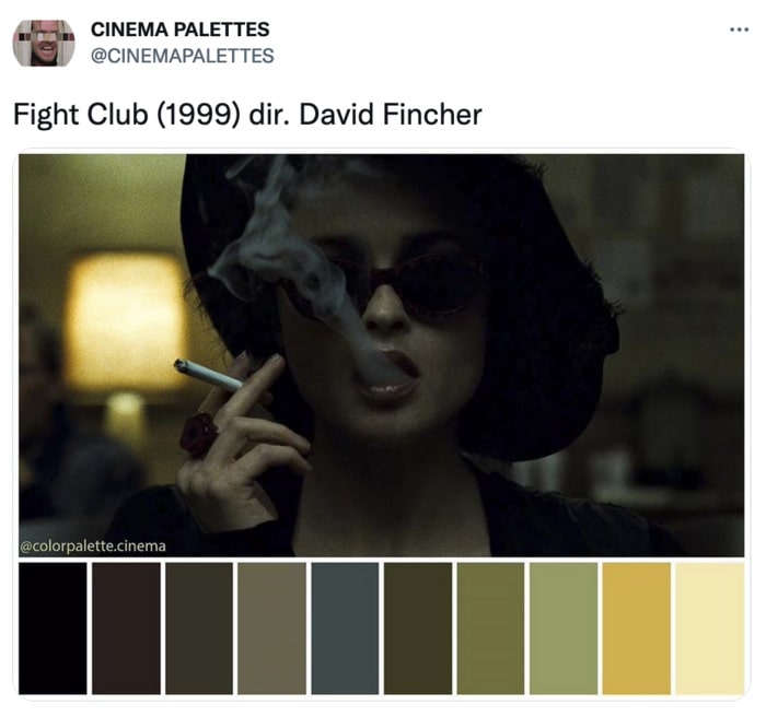 Color Palettes From Films - Fight Club