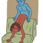 Couch Sex Positions - Doggy Over the arm standing