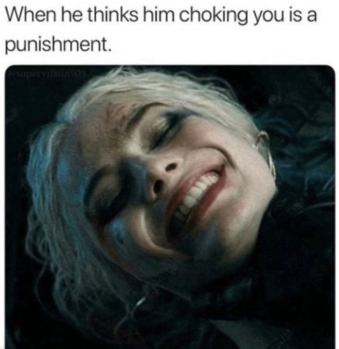 Dirty Memes - choking is punishment