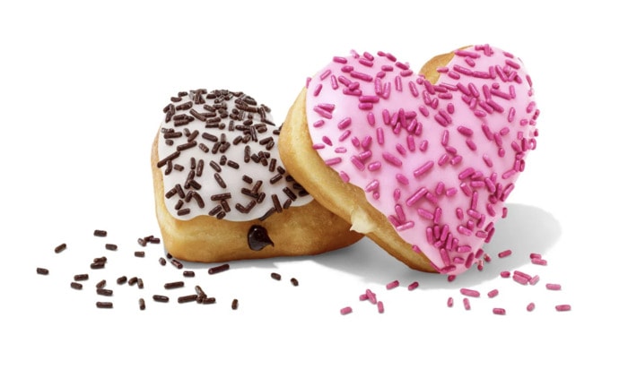 Dunkin' Valentine's Day Menu - Brownie Batter and Cupid's Choice Donuts