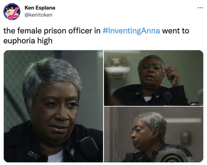 Euphoria Memes - inventing anna security guard