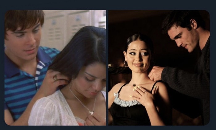 Euphoria Memes - troy gabriella necklace