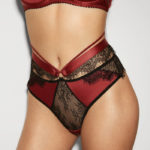 French Cut Lingerie - Marie Mur Marsala Panties