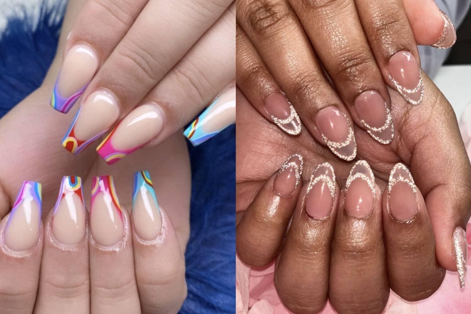 25 French Tip Nails For When The Original Won't Cut It - Let's Eat Cake