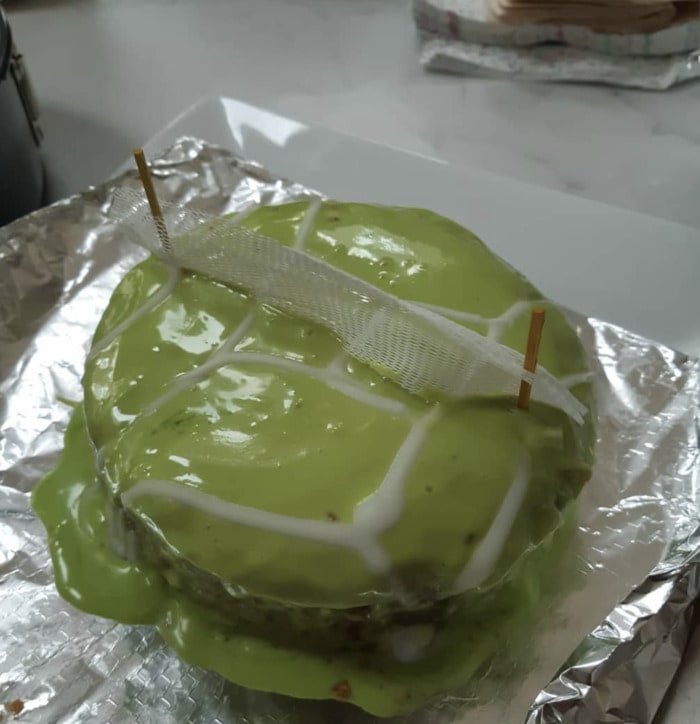 Funny Cakes - Wimbledon celebration melted cake