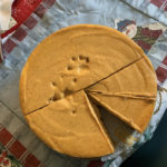 Funny Cakes - Pumpkin Cheesecake with paw prints