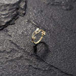 Helix Piercing Jewelry - Gold Leaf Cuff