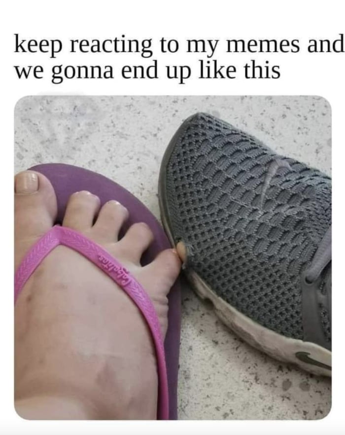 Love Memes - toes touching through shoes