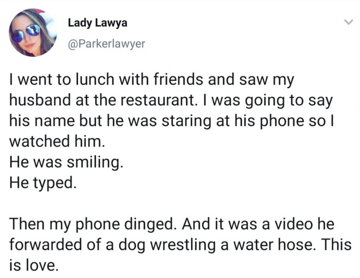 Love Memes - staring at his phone story
