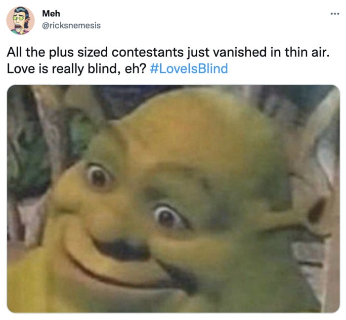 Love is Blind Tweets - Shrek