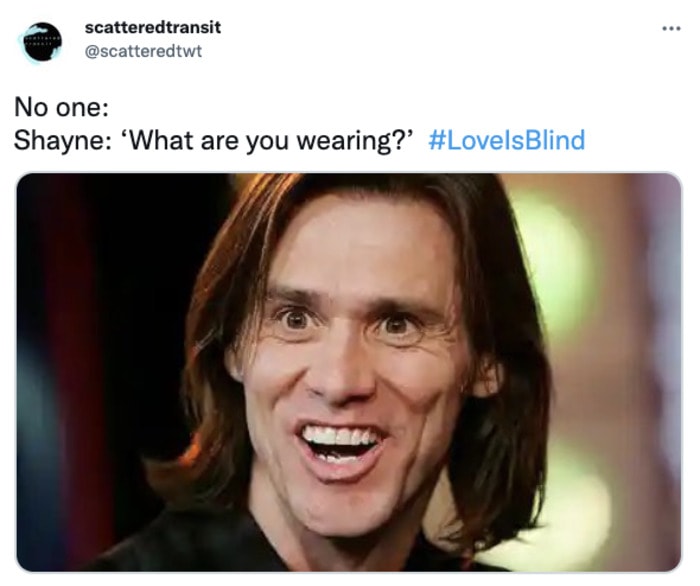 Love is Blind Tweets - What are you wearing