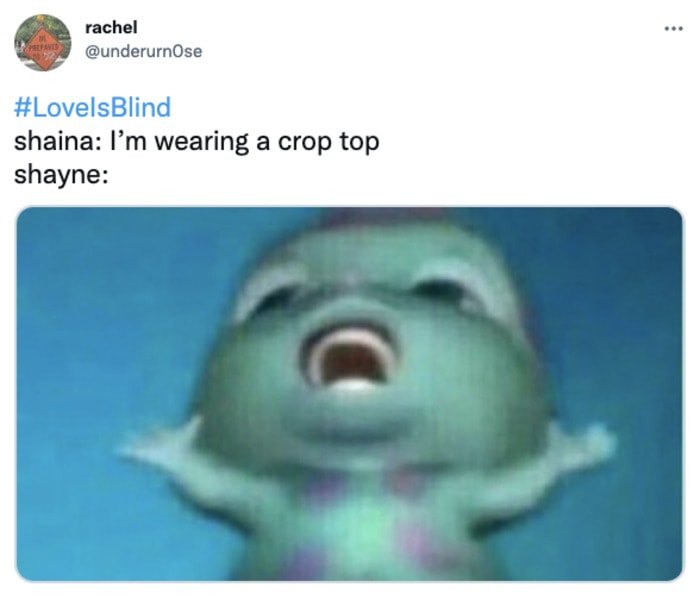 Love is Blind Tweets - crop top