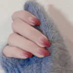 Red Nails - Ombre Tips