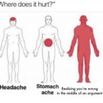 Relatable Memes - Realizing You're Wrong in the middle of an argument